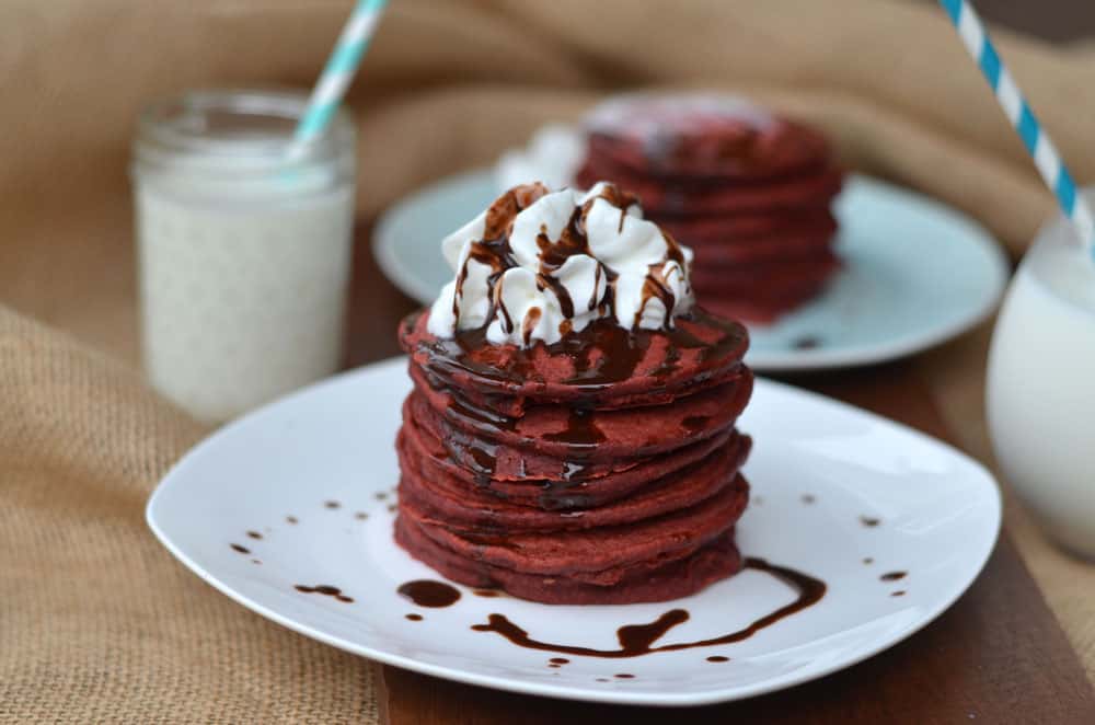 Red Velvet Pancakes Recipe Contest Fit Foodie Finds