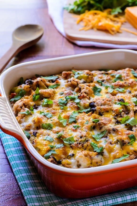 Mexican Chicken Quinoa Casserole Healthy