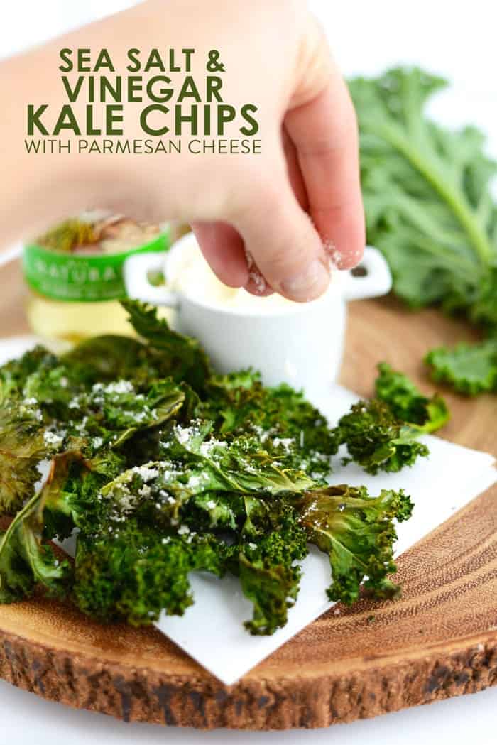 Sea Salt and Vinegar Kale Chips - Fit Foodie Finds