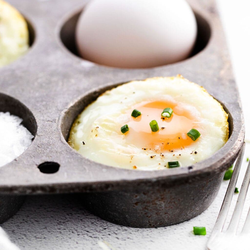 Oven Baked Eggs (ready in 15 minutes!) Fit Foodie Finds