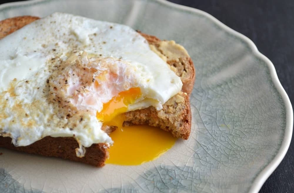 bread. hummus. egg. Fit Foodie Finds