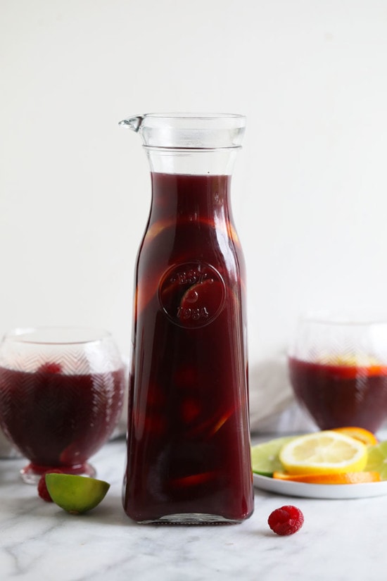 Easy red wine sangria recipe with rum fit foodie finds