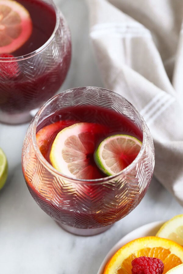 sangria in cup
