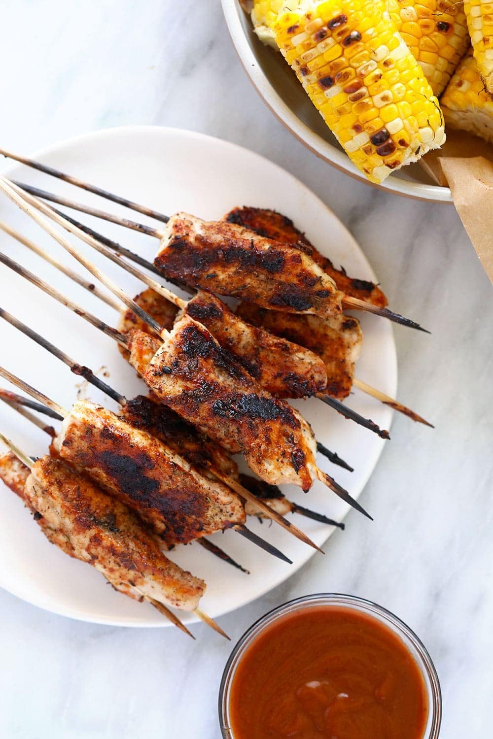 BBQ Chicken Skewers (Gluten Free + Flavorful!) - Fit Foodie Finds