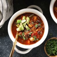 black bean quinoa chili