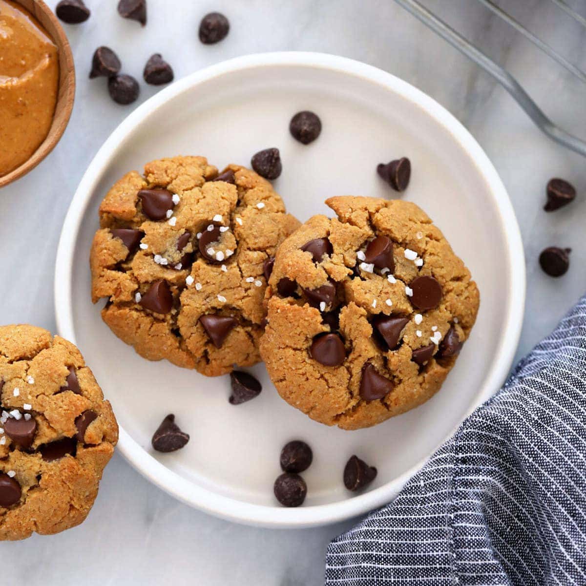 Healthy Peanut Butter Cookies Flourless Fit Foodie Finds