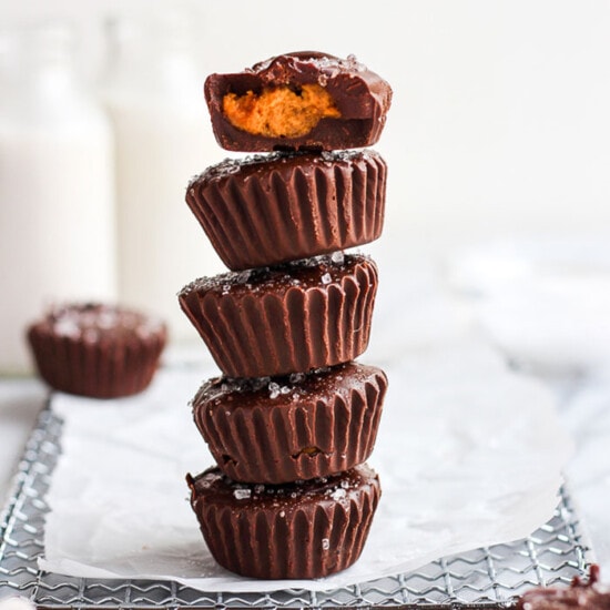 Healthy Dark Chocolate Peanut Butter Cups - Healthy Liv