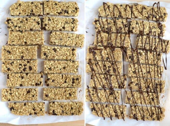 Chewy Peanut Butter Banana Granola Bars | Fit Foodie Finds