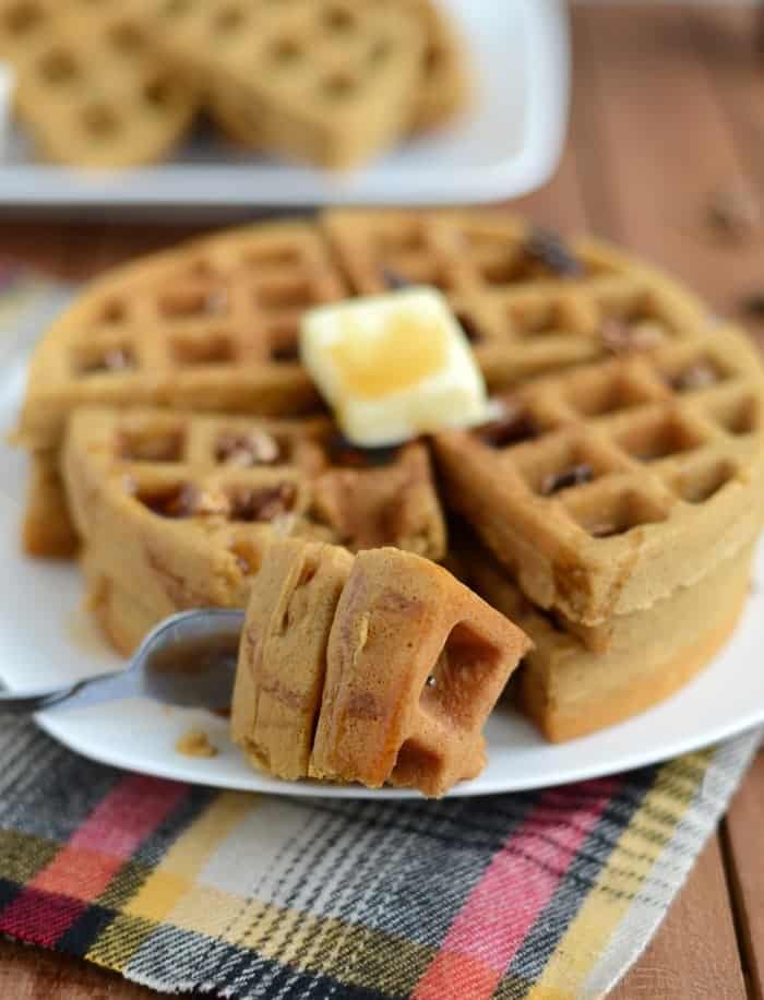 Gluten Free Gingerbread Spice Waffles Fit Foodie Finds