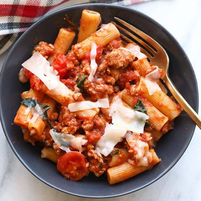 30-Minute Sausage Pizza Pasta