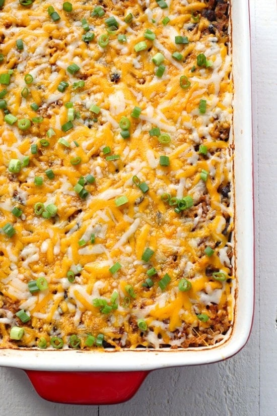 Southwestern Chicken Casserole (29g protein!) - Fit Foodie Finds