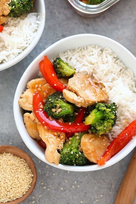 Chicken and Broccoli Stir Fry (30 minutes!) - Fit Foodie Finds