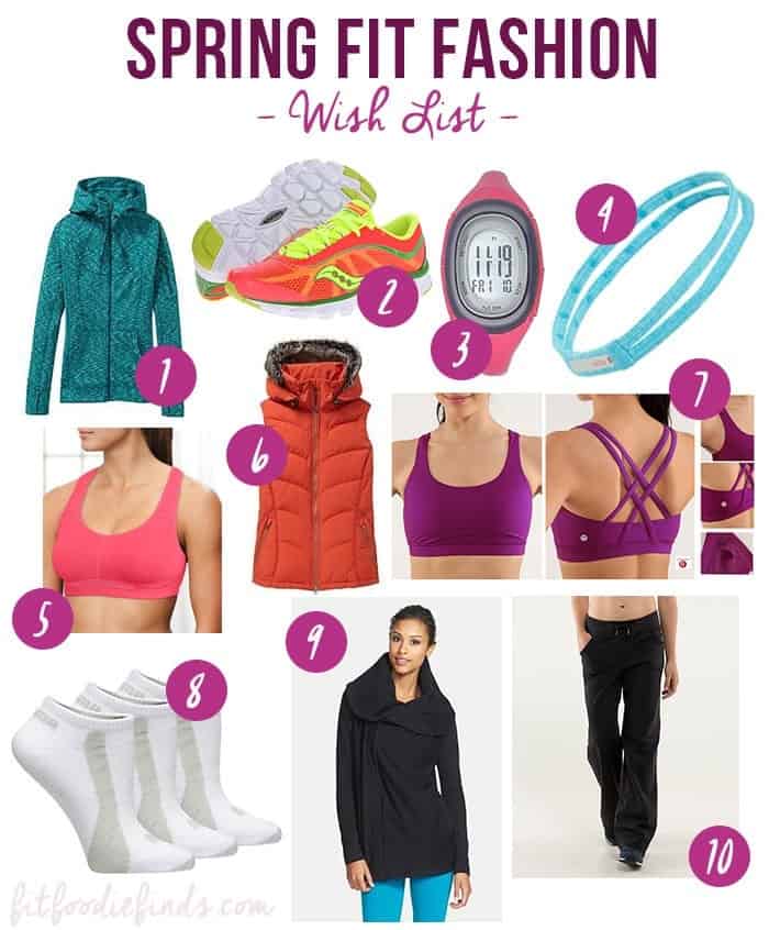 Spring Fit Fashion Wish List via FITFOODIEFINDS.COM