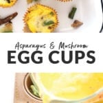 A savory twist on traditional egg cups, made with mushrooms and cooked in a muffin tin.