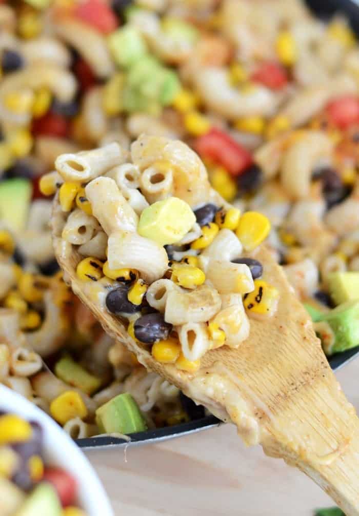 Cheesy Mexican Macaroni Pasta #GlutenFree #Healthy | FitFoodieFinds.com