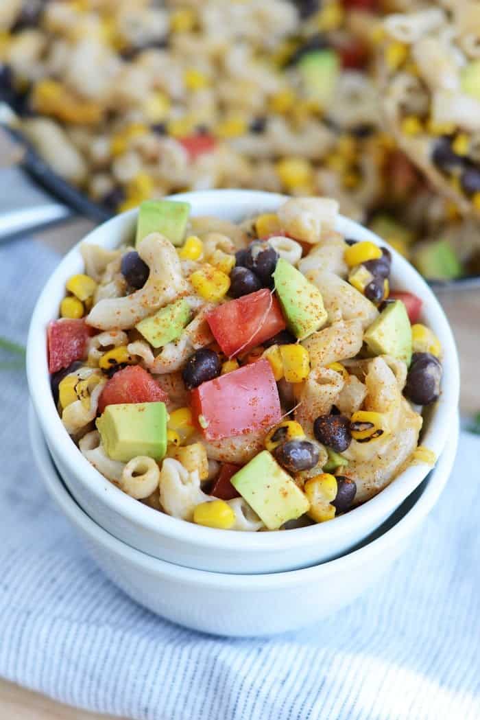 Cheesy Mexican Macaroni Pasta #GlutenFree #Healthy | FitFoodieFinds.com