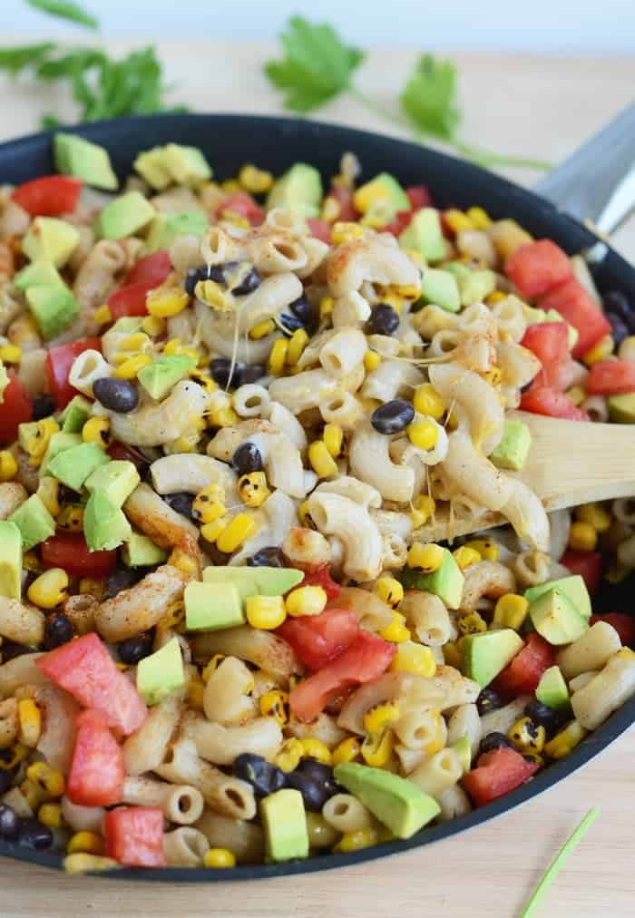 Cheesy Mexican Macaroni Pasta #GlutenFree #Healthy | FitFoodieFinds.com