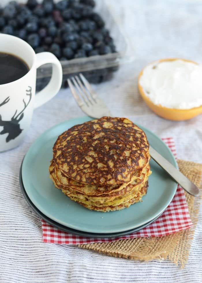 Grain Free Applesauce Pancakes Fit Foodie Finds