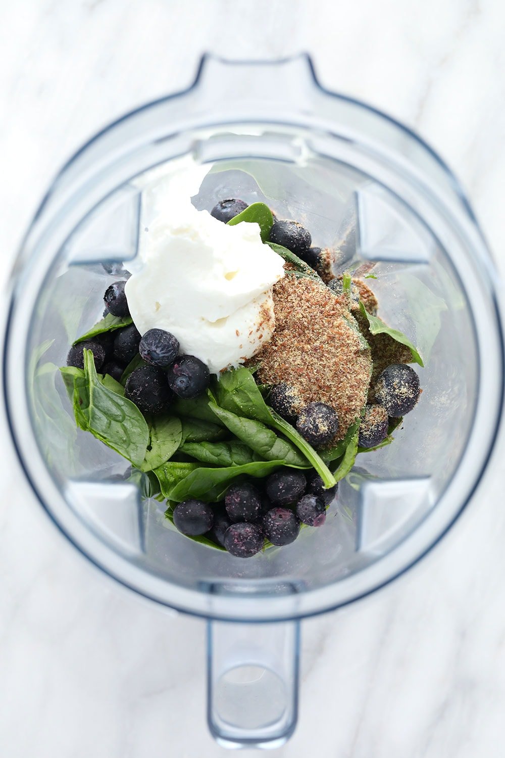 Blueberry Flaxseed Smoothie - Fit Foodie Finds