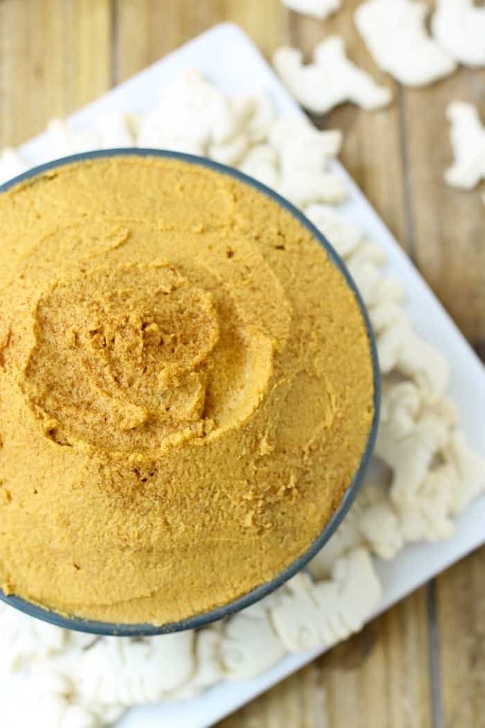 Pumpkin Pie Dessert Hummus | Fit Foodie Finds