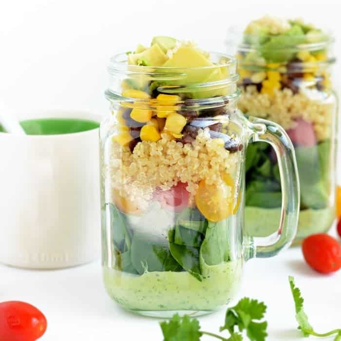 Quinoa Mason Jar Meal Prep — Nihel