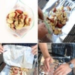 Foil Pack Grilled Red Potatoes Pinnable Image