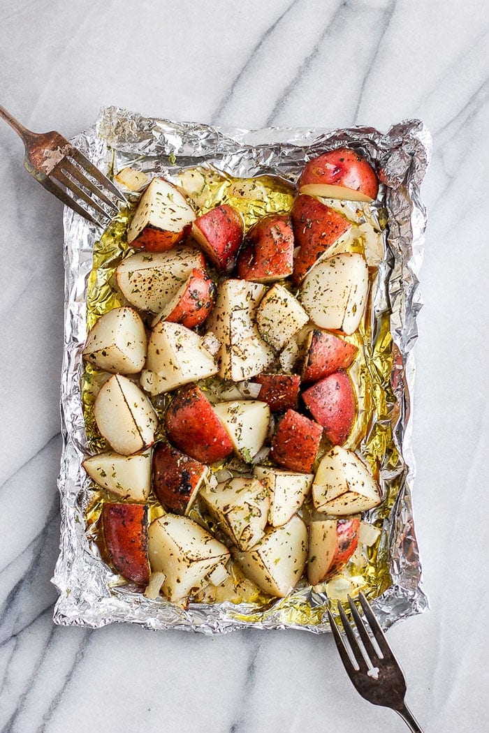 Grilled Garden Vegetable Medley Foil Pack Recipe 