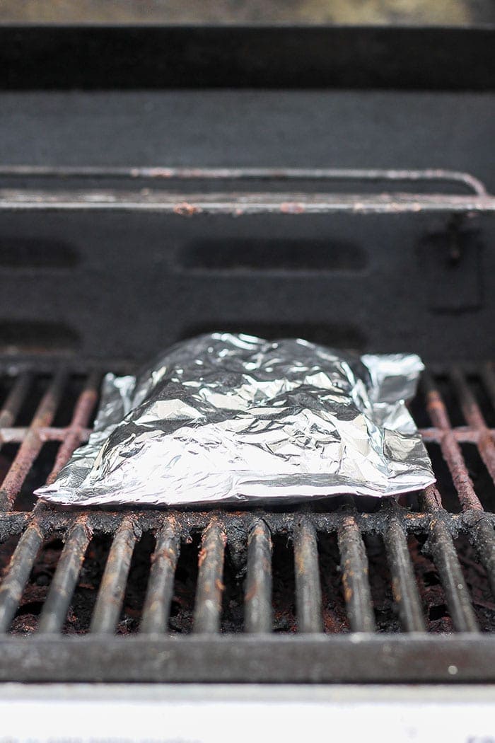 Smoking with a Wood Chip Foil Pouch - Girls Can Grill