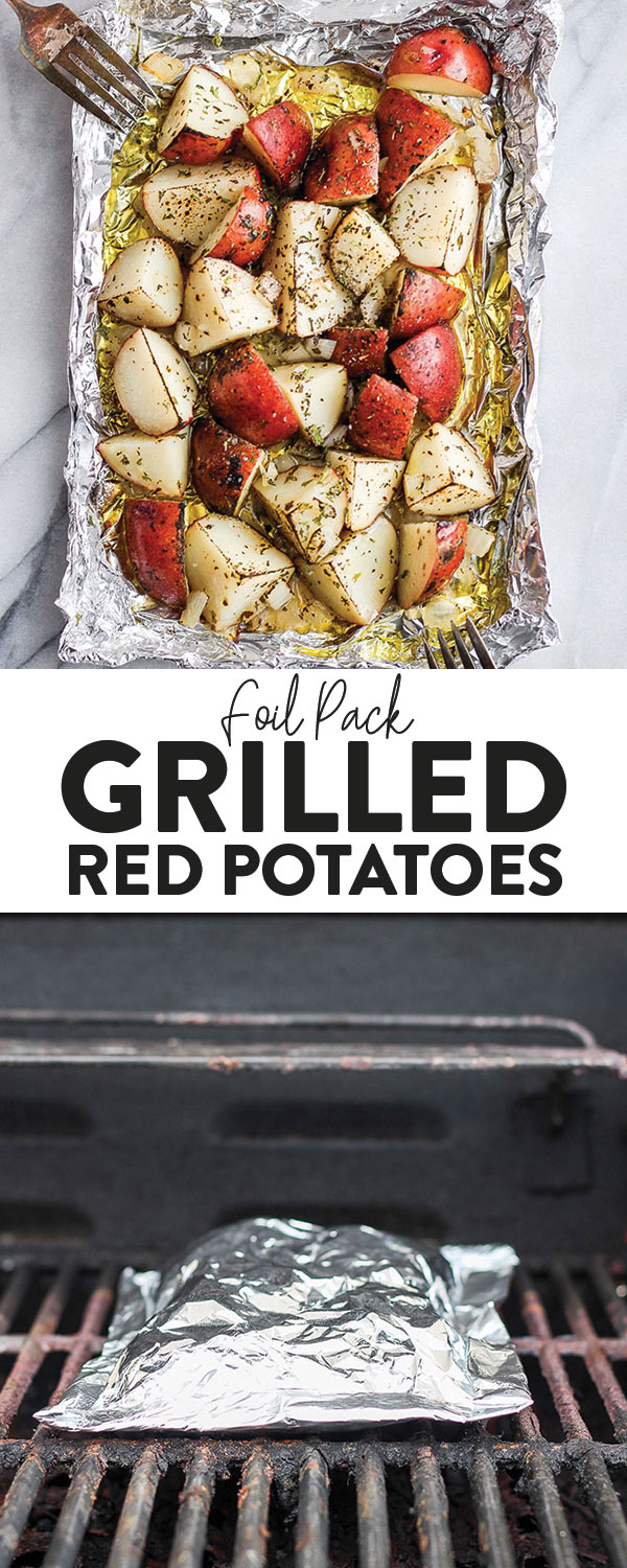 Foil Pack Grilled Red Potatoes