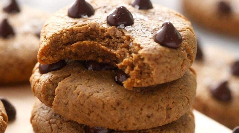 stack of protein cookies