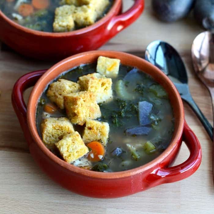 Gluten-Free Tuscan Turkey and Vegetable Soup - Fit Foodie Finds
