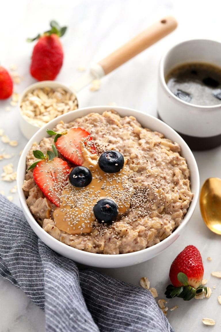Superfood Oatmeal Bowl (7g protein!) - Fit Foodie Finds