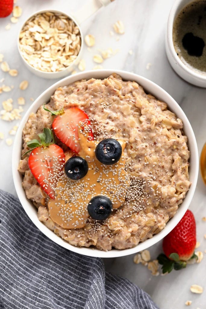 Superfood Oatmeal Bowl (7g protein!) - Fit Foodie Finds