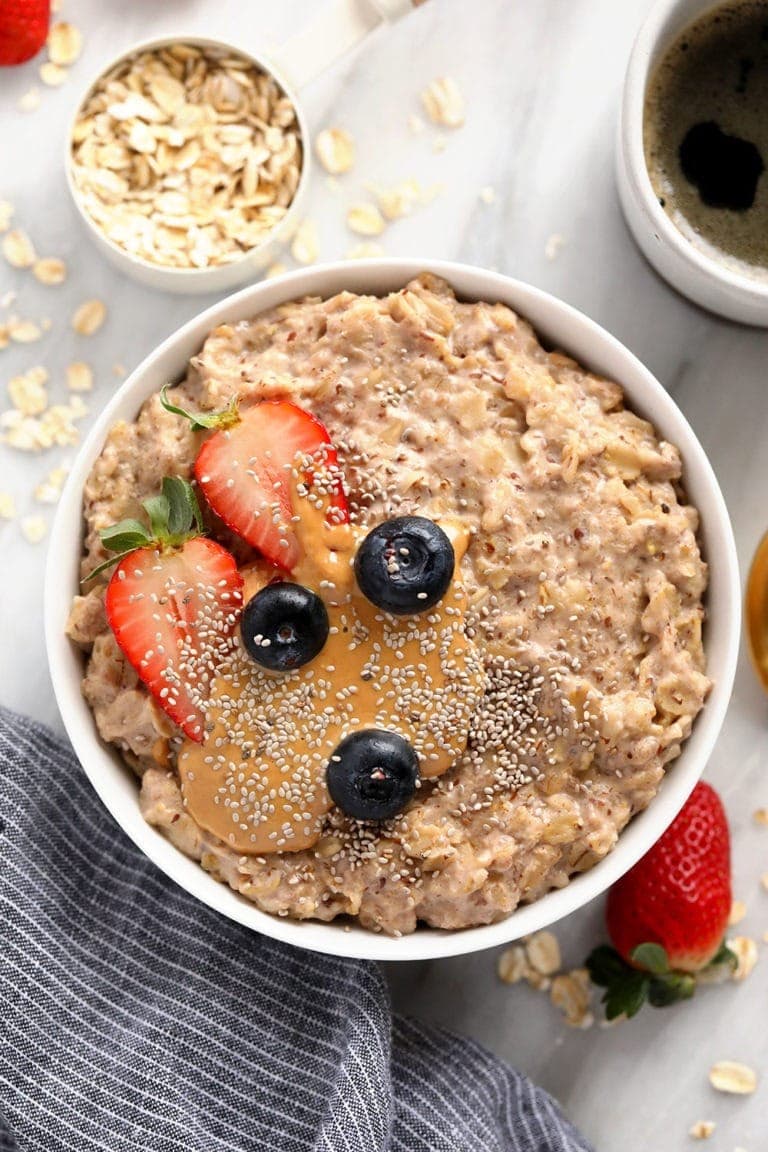 Superfood Oatmeal Bowl 7g Protein Fit Foodie Finds