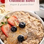 superfood oatmeal bowl