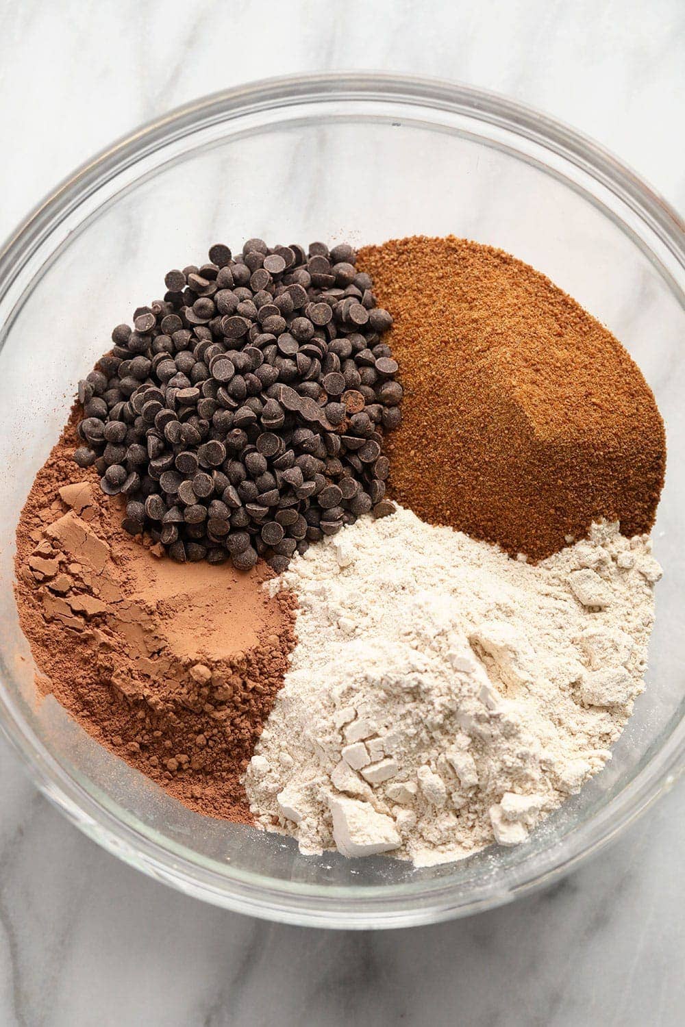 muffin ingredients in bowl