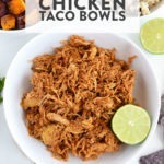 crockpot chicken taco bowls
