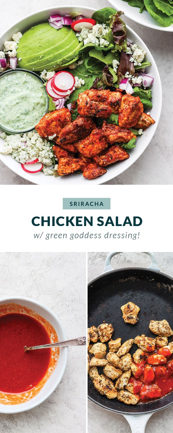 Sriracha Chicken Salad (Gluten Free!) - Fit Foodie Finds