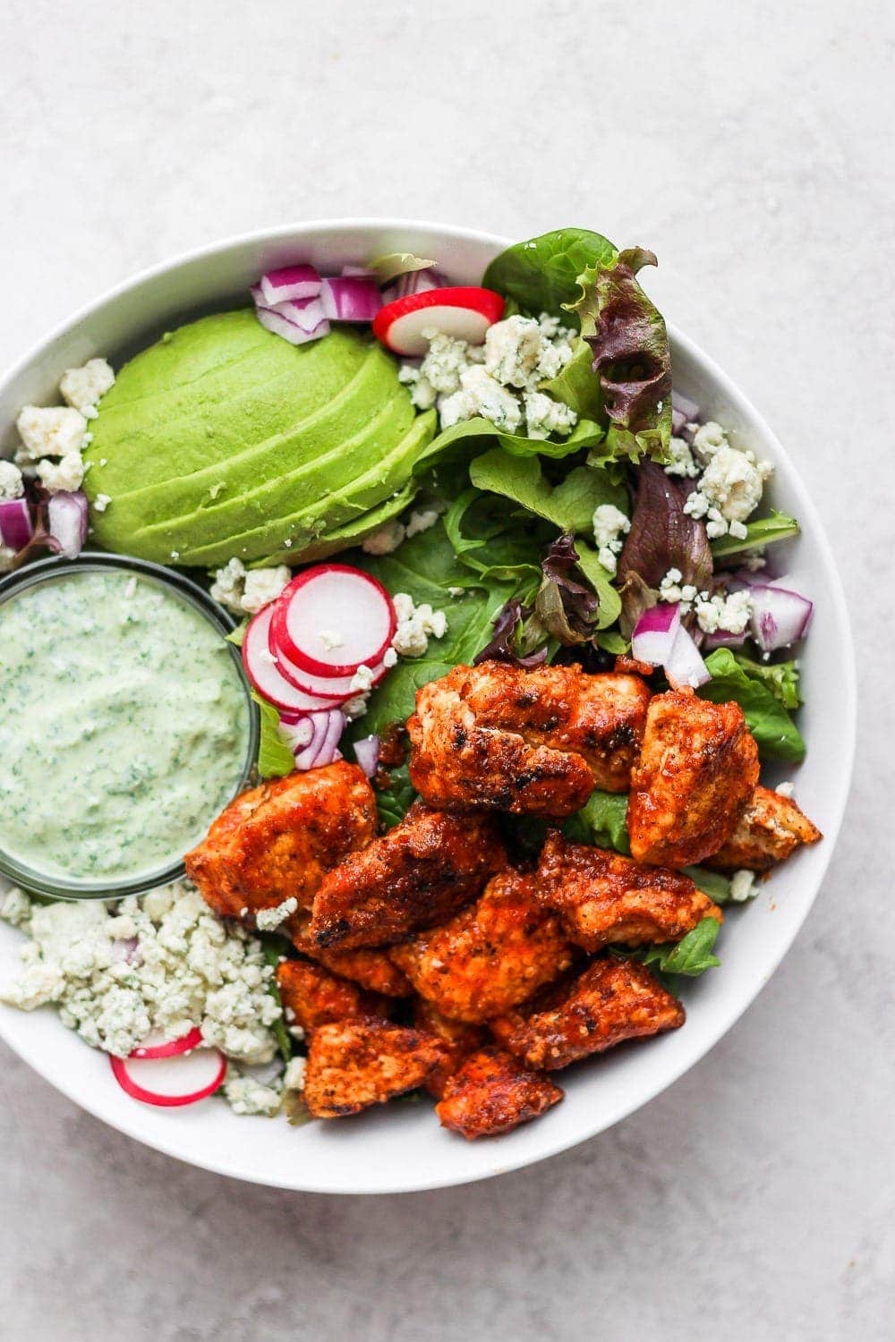 Sriracha Chicken Salad (Gluten Free!) - Fit Foodie Finds