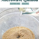 microwave quinoa