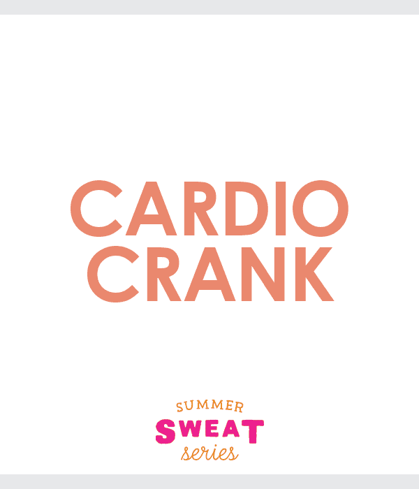 Cardio summer workout.