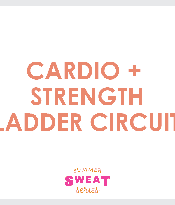 Cardio and strength ladder workout circuit.