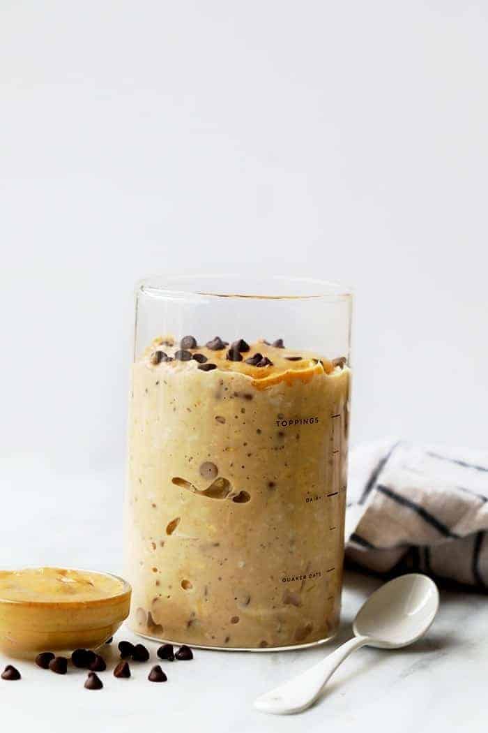 pb cookie dough overnight oats