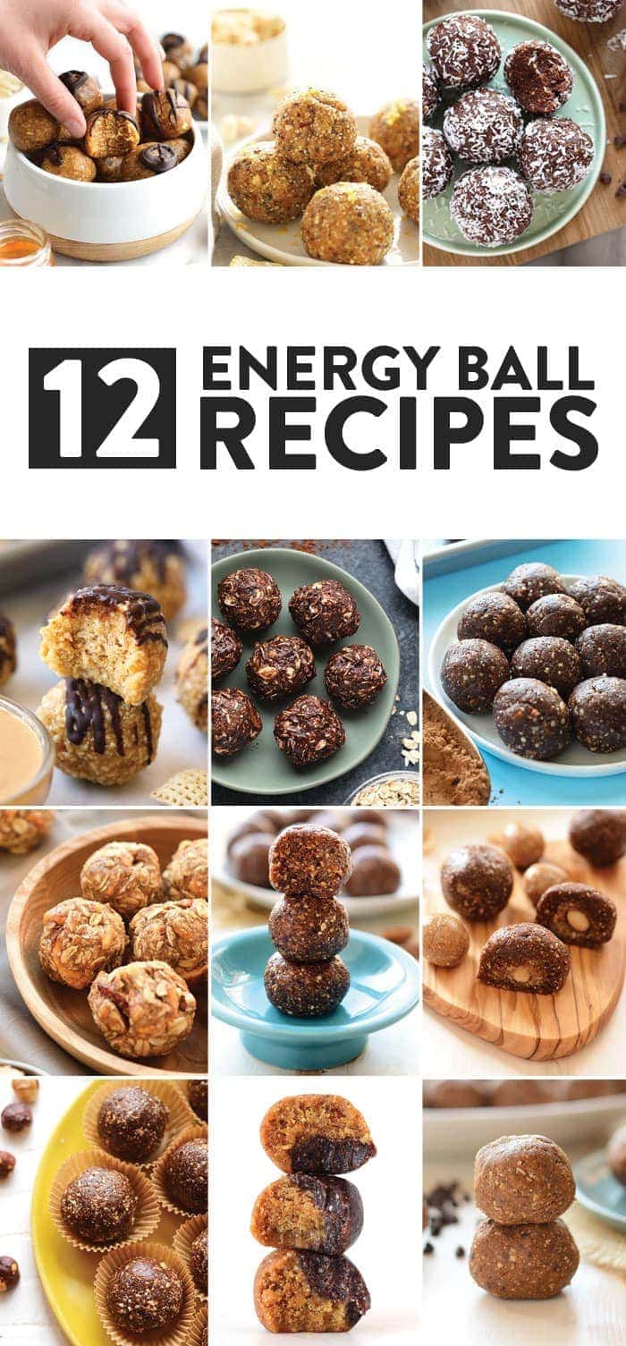 12 Healthy Energy Balls Recipes - Fit Foodie Finds