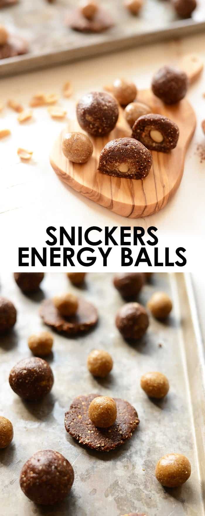 Need a break? Grab a Snickers Energy Ball! These little morsels of heaven are made with real ingredients and free of gluten, grains, and dairy!