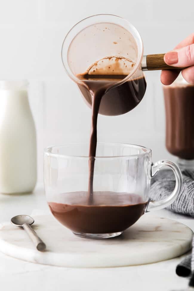 Delicious Maple Sea Salt Hot Chocolate Fit Foodie Finds