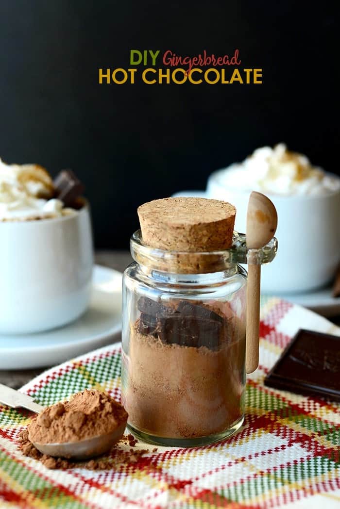 Get creative with your hot chocolate and add a delicious mixture of spices to make it taste like Gingerbread! It's vegan, paleo, and gluten-free friendly. SCORE! 