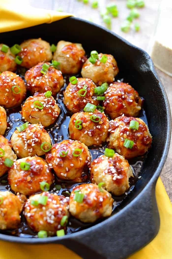 Lung Pao Chicken Meatballs