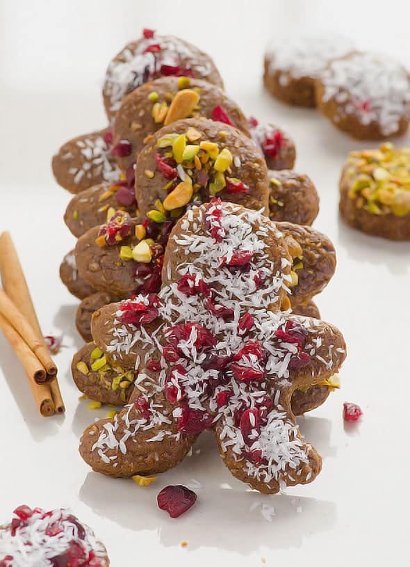 Looking for healthy christmas cookies? This is your one stop shop for all of your favorite holiday cookie recipes lightened-up with healthy ingredients!
