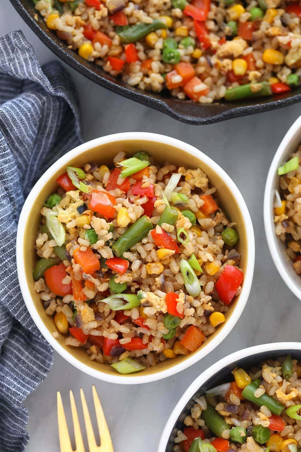 Fried rice in a bowl